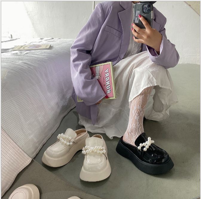 ( FREESHIP MAX ) Giày sục nữ kiểu Hàn đế dày Ulzzang - US383