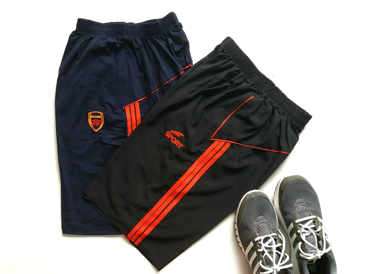 COMBO QUẦN ĐÙI NAM,  QUẦN SHORT NAM, KIỂU THỂ THAO 3 SỌC - VẢI DÙ MỀM MỊN, THẤM HÚT MỒ HÔI, THOÁNG MÁT, CÓ 2 TÚI