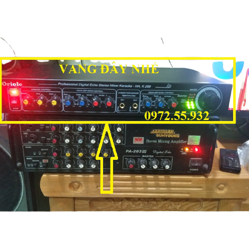 Vang cơ KARAOKE ORIOLE Tạo vang hay