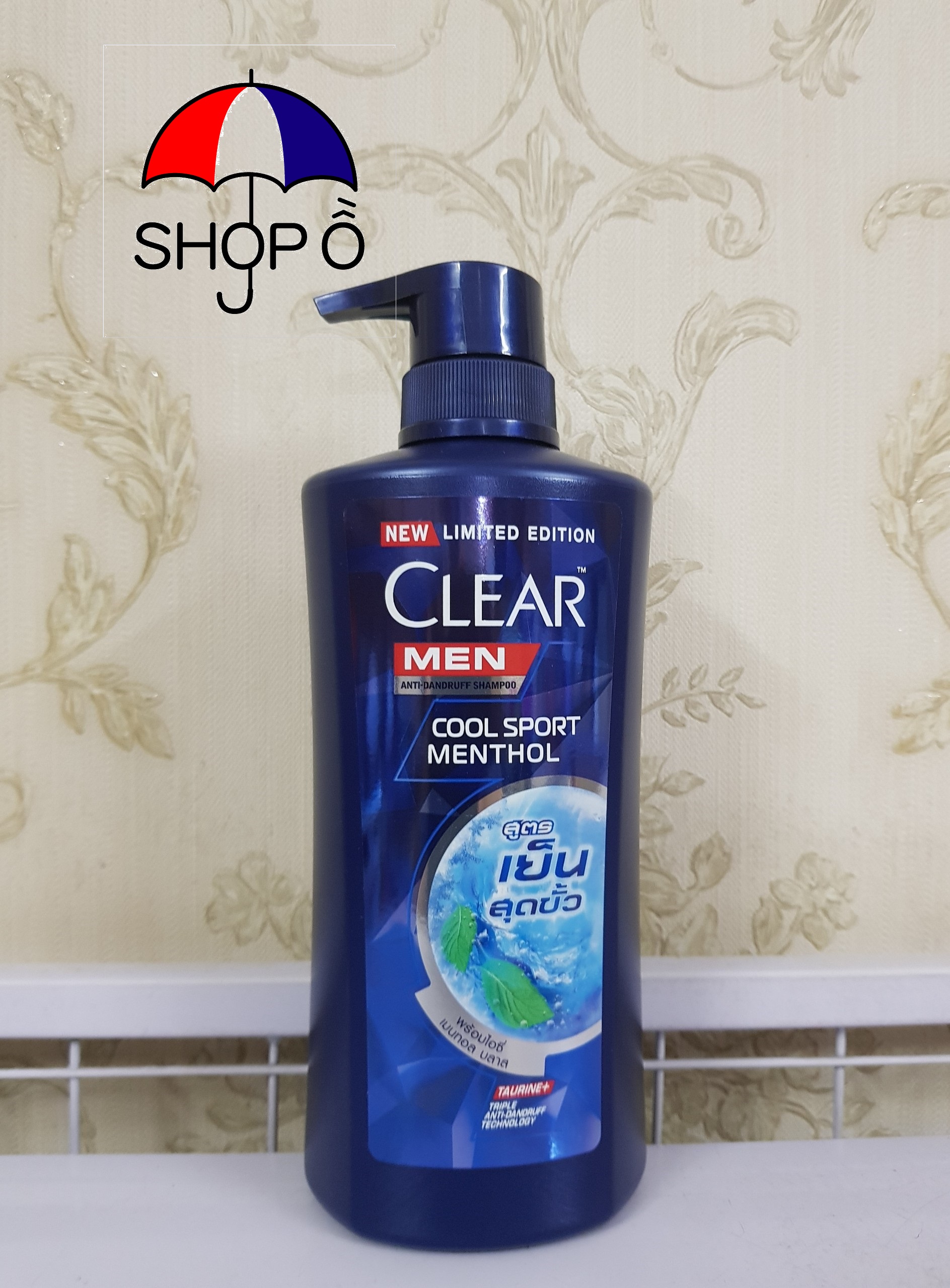 Dầu gội Clear men Thái Lan 450ml bạc hà mát lạnh
