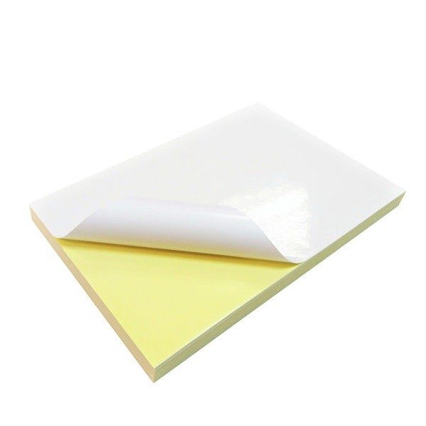Giấy Decal Đế Vàng Khổ A4 (100 tờ /xấp) Dùng Để In Tem Nhãn