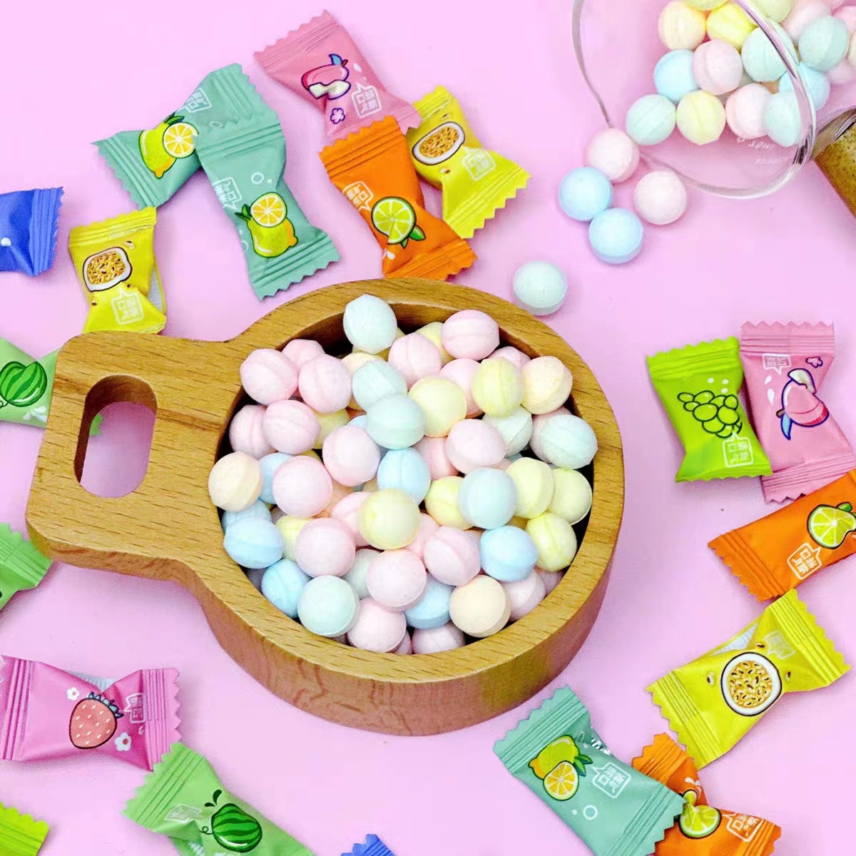 [SỈ Bịch 2,5kg] Kẹo Ngậm Trái Cây 12 vị