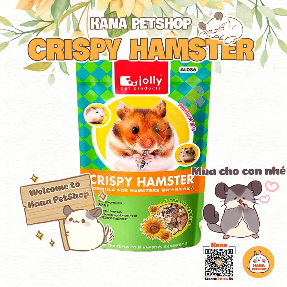 Thức ăn hamster 🐹freeship🐹 thức ăn ngũ cốc crispy hamster jolly dành cho hamster ....