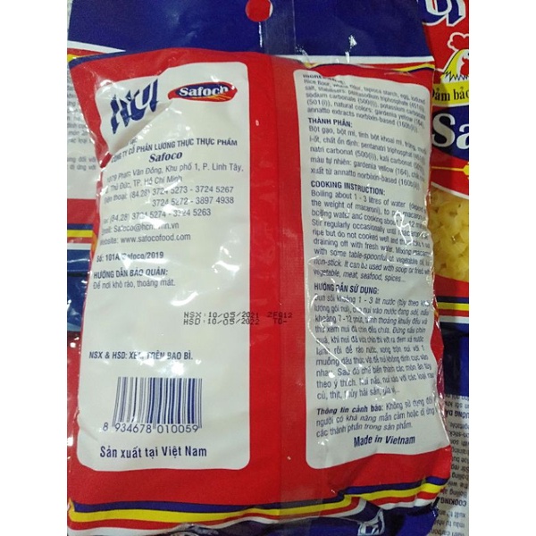 NUI NGẮN SAFOCO (TÚI 500G)