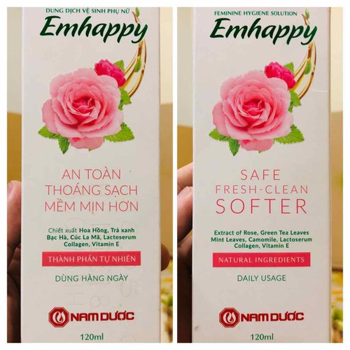Dung dịch vệ sinh phụ nữ Emhappy - 120ml