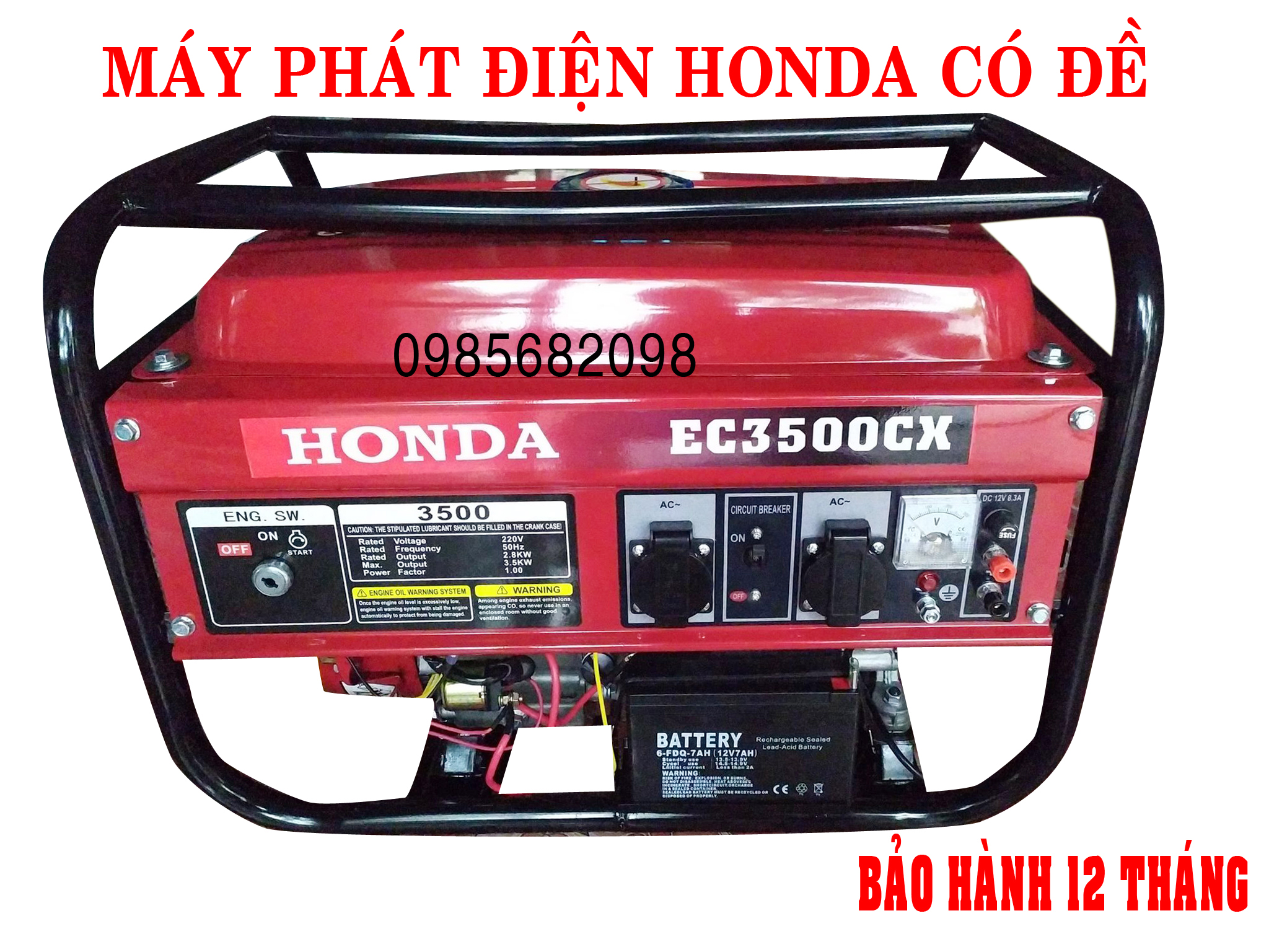 Máy phát điện gia đình SHIRUKU công suất 3.5kW