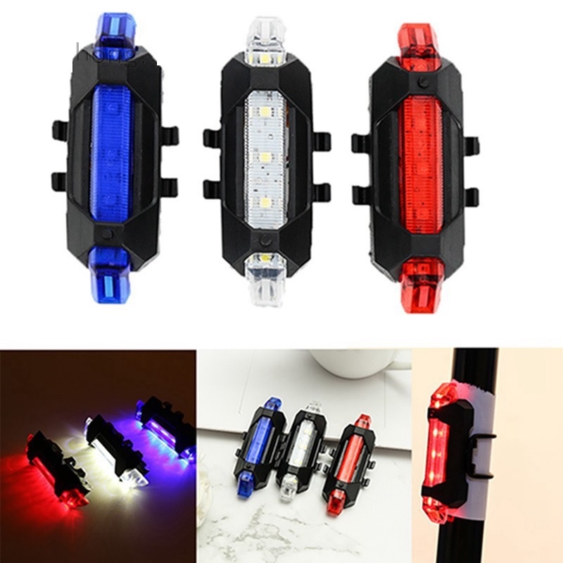 Đèn Led Đuôi Ếch Chống Nước Cho Xe Đạp - Đèn LED sau xe đạp