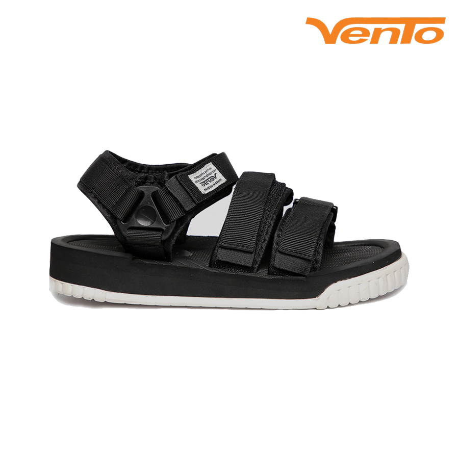 Giày Sandal Vento SD9801 Đen 3 Quai