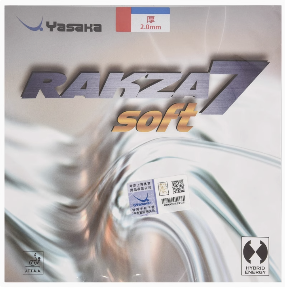 MẶT VỢT BÓNG BÀN RAKZA 7, rakza 7 soft