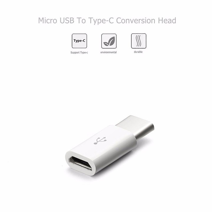 Đầu chuyển đổi cổng micro usb sang type C xiaomi