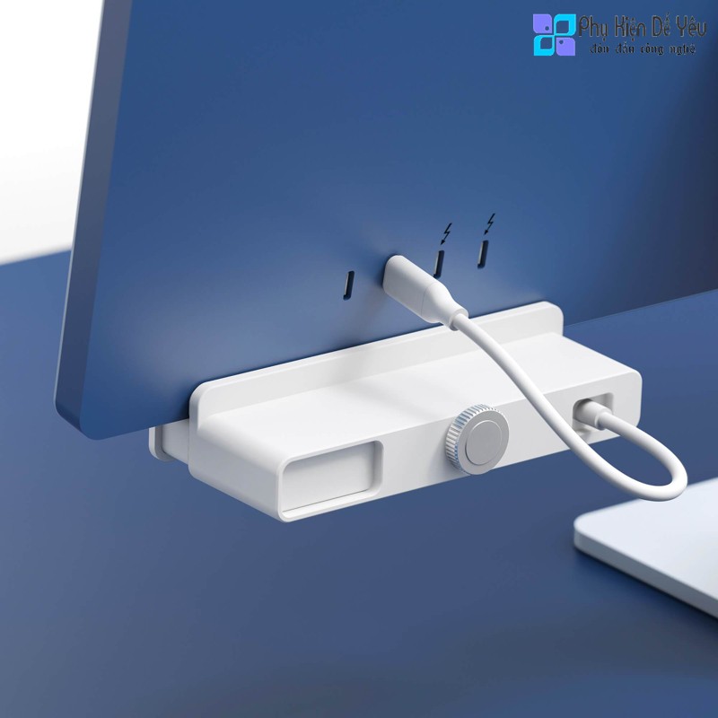 Bộ chuyển đổi HYPERDRIVE 5-in-1 USB-C Hub cho iMac 24 [CHÍNH HÃNG PHÂN PHỐI VN, BẢO HÀNH 24 THÁNG]