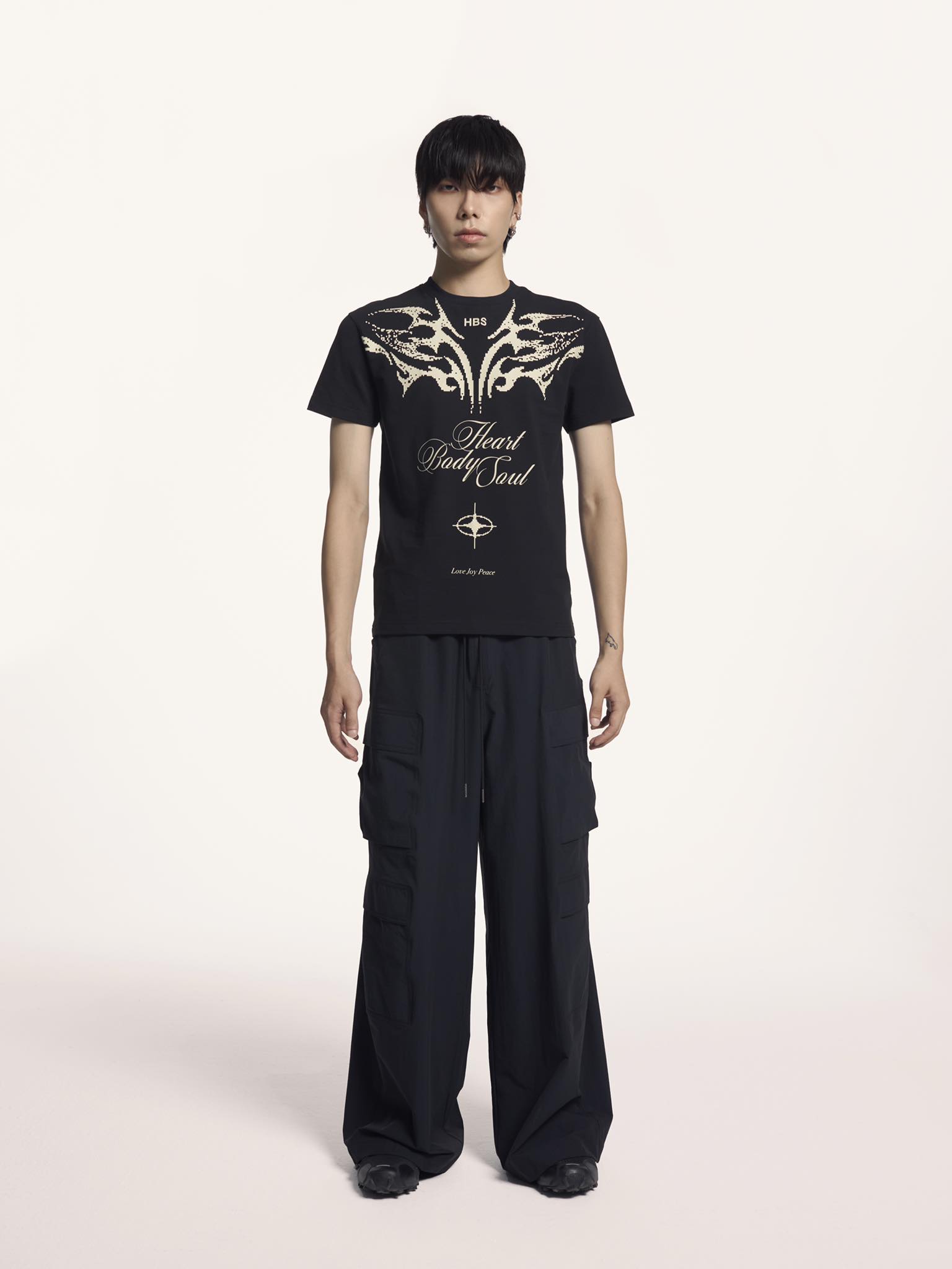 Áo thun hình HBS NIGHTWING T-SHIRT - BLACK