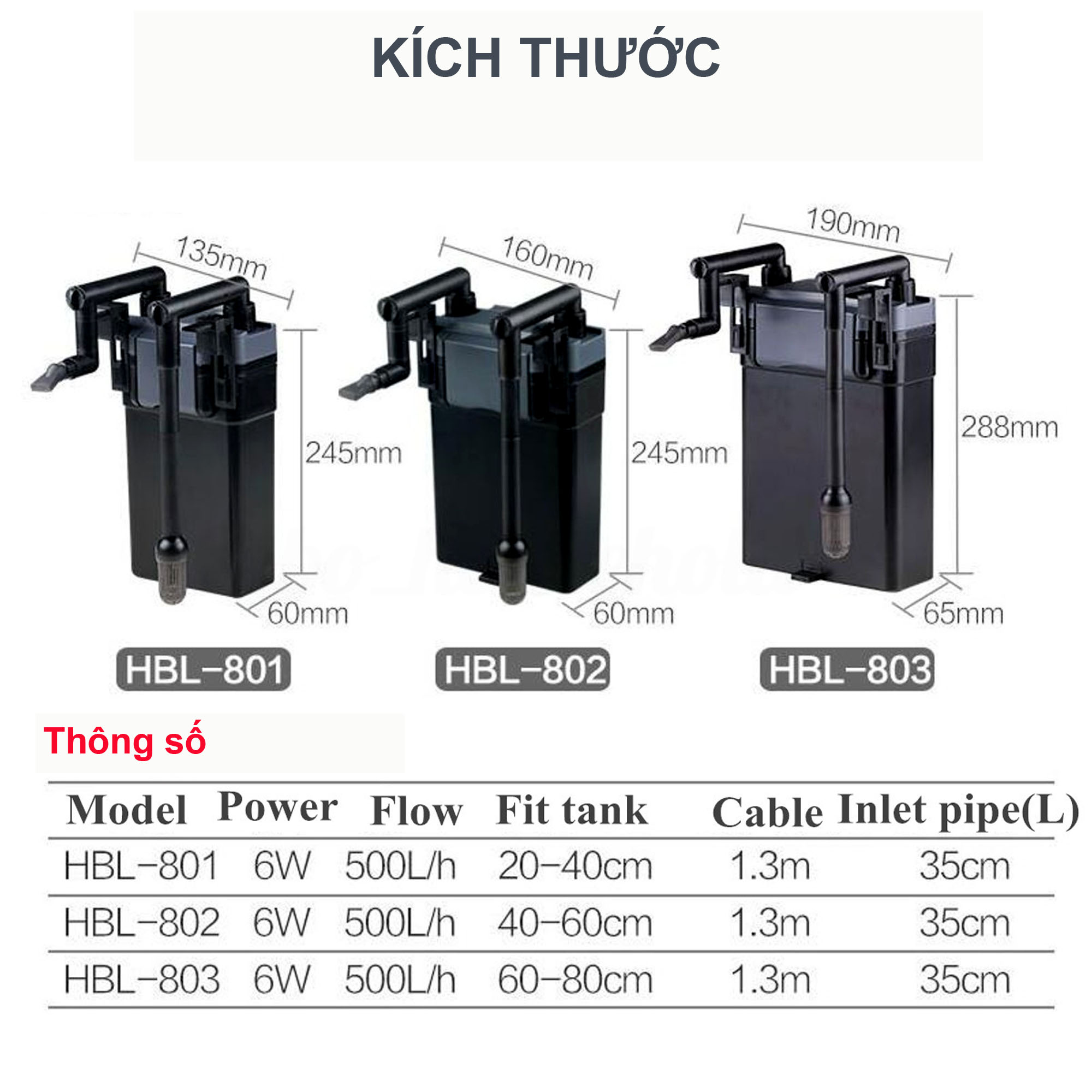 Máy Lọc Treo Thành Hồ SUNSUN HBL-802 cao cấp, 5 ngăn lọc, siêu bền, tiết kiệm điện- Máy lọc hồ cá - Hồ thủy sinh cao cấp.