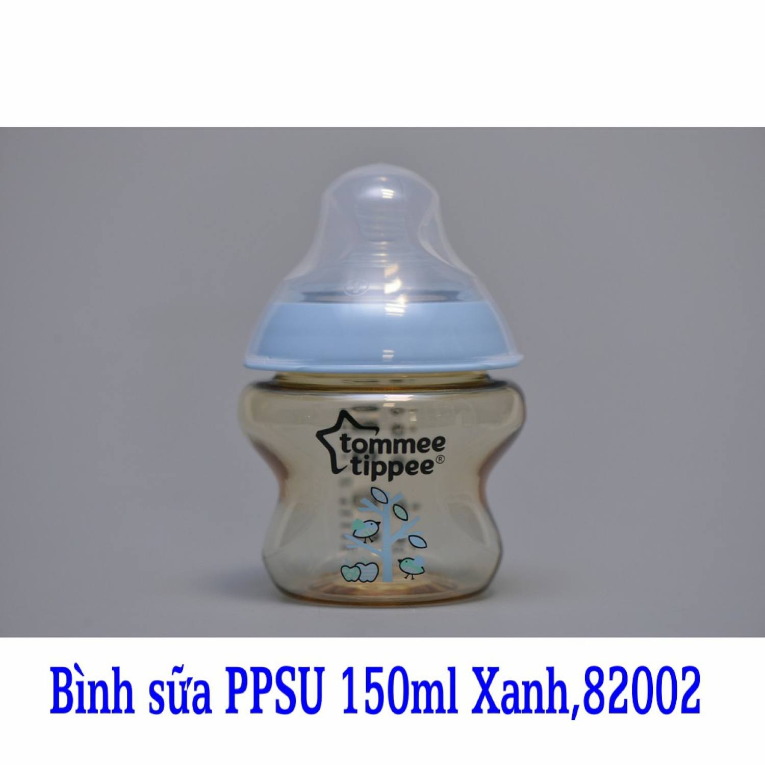 Bình sữa PPSU 150ml (kèm núm ti chảy sữa chậm) 0 tháng trở lên ( 82000, 82001,82002)