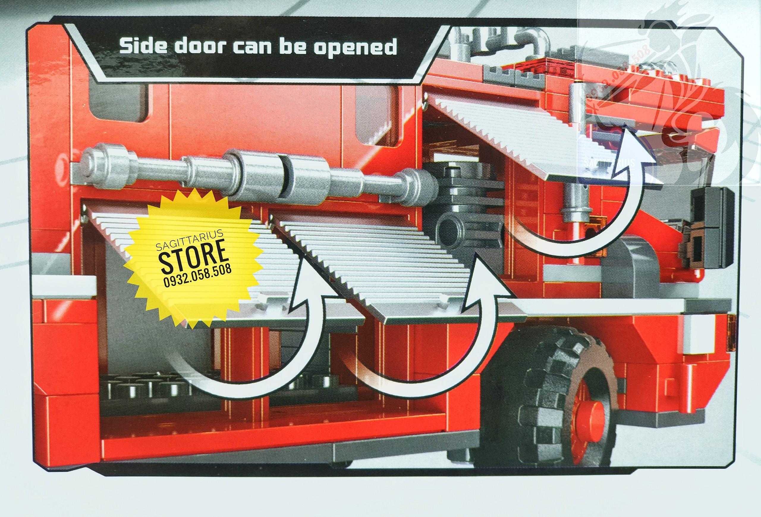 [HCM]Bộ Lego XingBao-XB03030 Lắp Ráp Xe Cứu Hỏa ( 720 Mảnh )