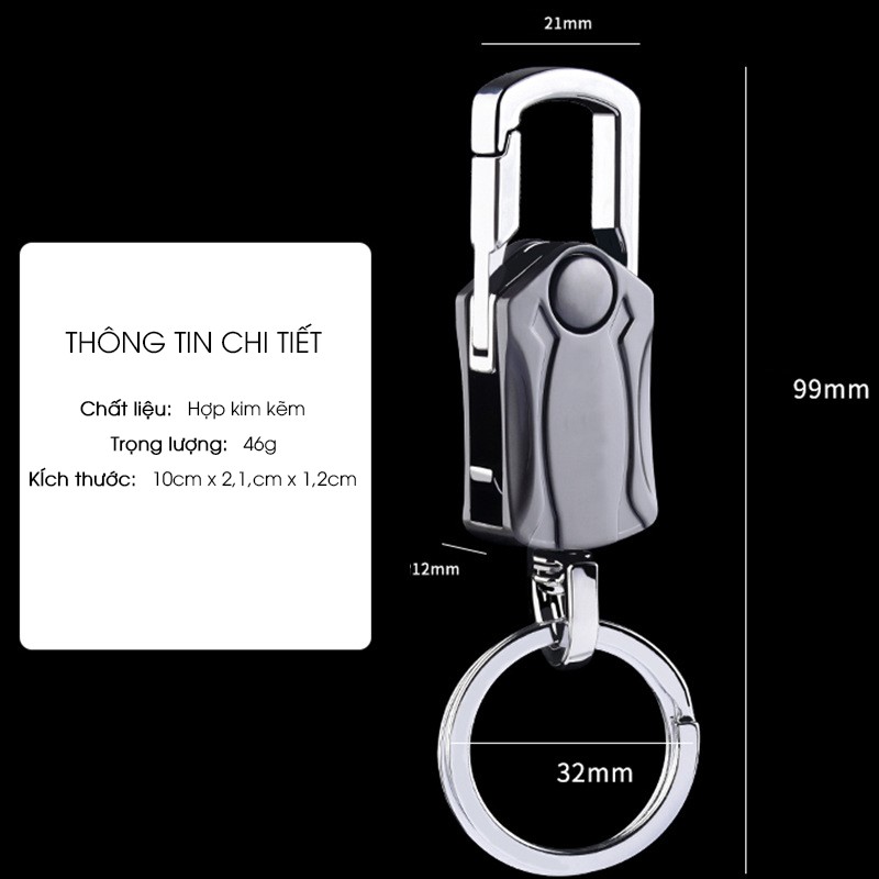 Móc Khóa Đa Năng Spinner Kiêm Khui Bia