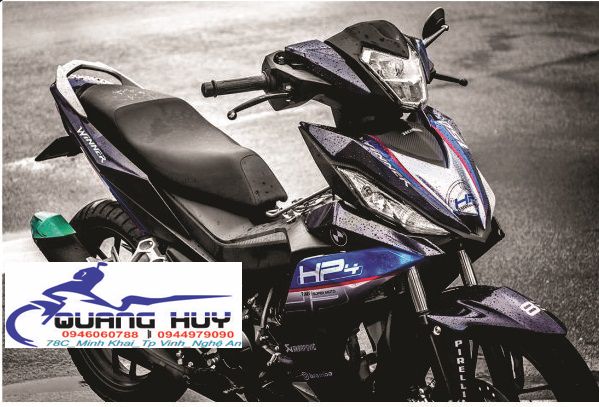 Tem trùm winner 150 đen đỏ xanh,team decal winner 150 hp4