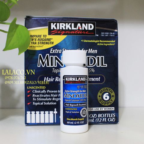 [HCM- 1 lọ 60ml ]Dung Dịch Mọc Râu Tóc Minoxidil 5% Kirkland for Men