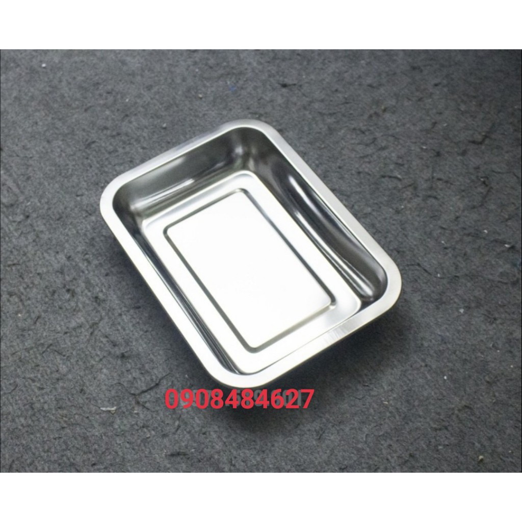 Khay Sâu Inox Dùng Bưng Bê / Đựng Thức Ăn