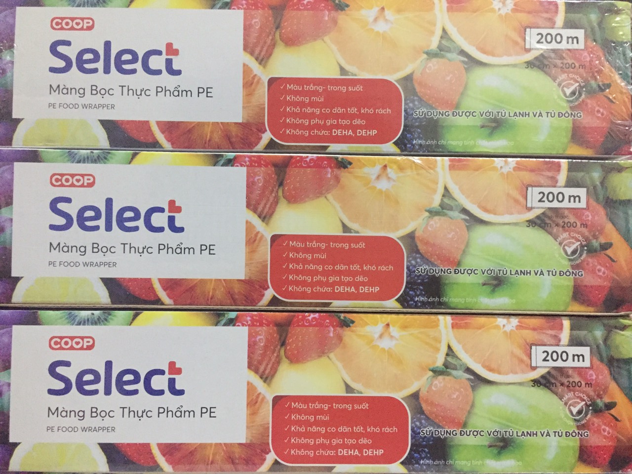 Màng Bọc Thực Phẩm PE Select Coop 200m