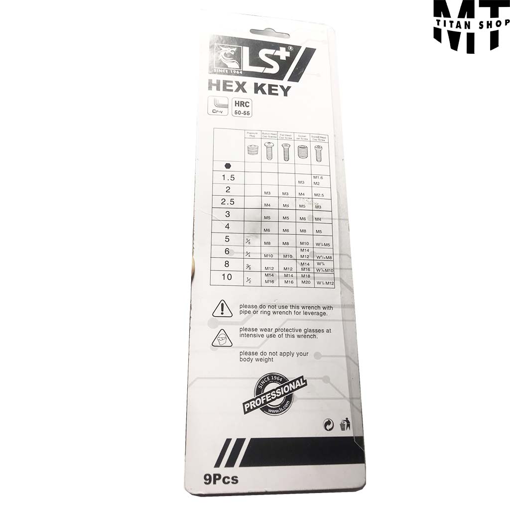 Bộ Lục Giác Cao Cấp Bông Sao Hex Key LS+