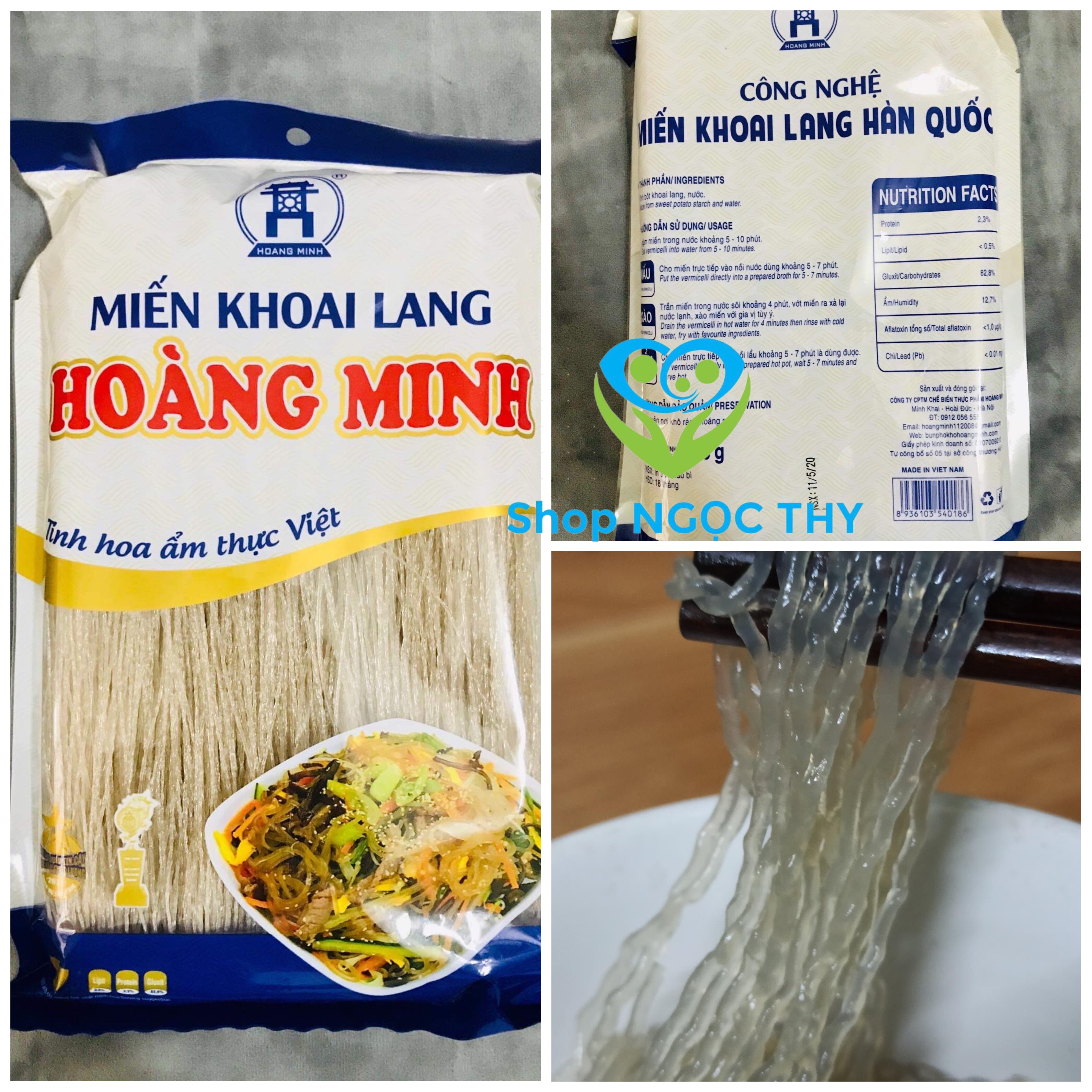 Miến khoai lang Hoàng Minh 300gr