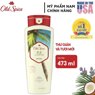 [USA] Sữa tắm nam Gel Old Spice FiJi with Palm Tree 473ml Fresher Collection - Mỹ thumbnail
