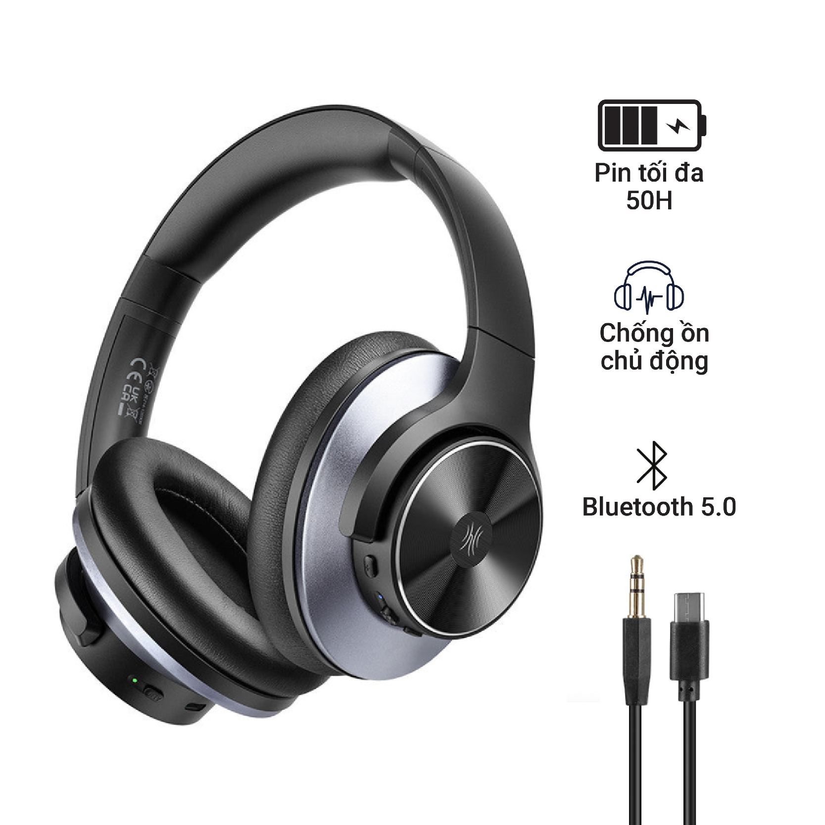 Tai nghe Bluetooth Headphone OneOdio A10 Focus Chính Hãng