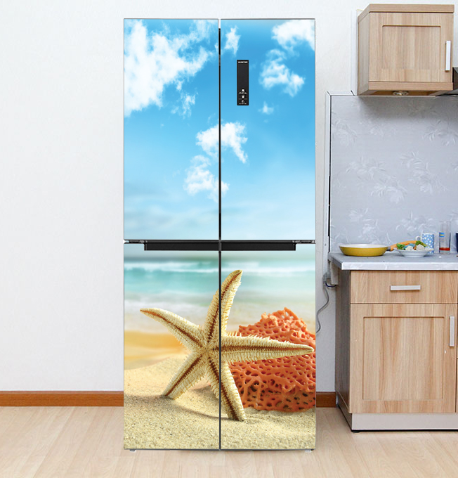 [HCM]DECAL DÁN TRANG TRÍ TỦ LẠNH SAO BIỂN