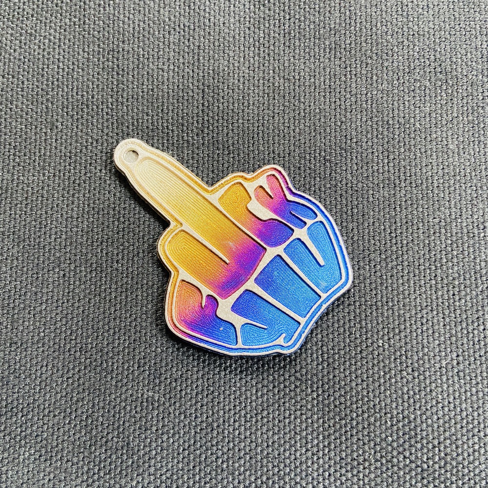 [HCM][CHUYÊN TITAN] TEM TITAN NGÓN TAY HÀI HƯỚC TRANG TRÍ XE MÁY KEO 3M DÍNH CỰC CHẮC