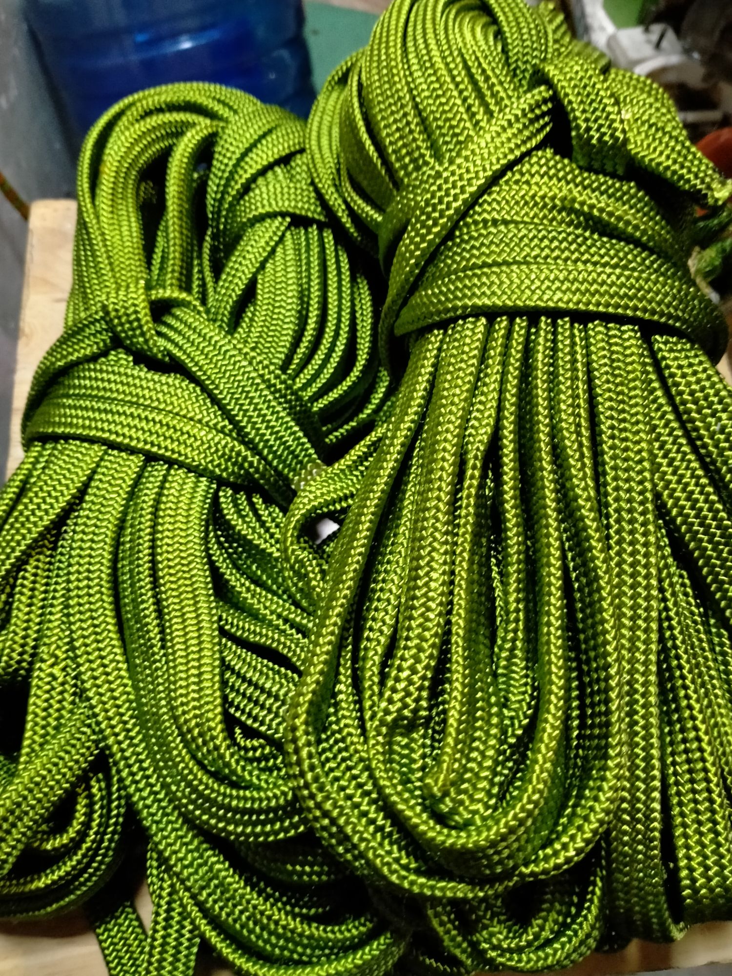 [HCM][20 mét] Dây dù dẹp xanh 1,5cm sợi Polyester