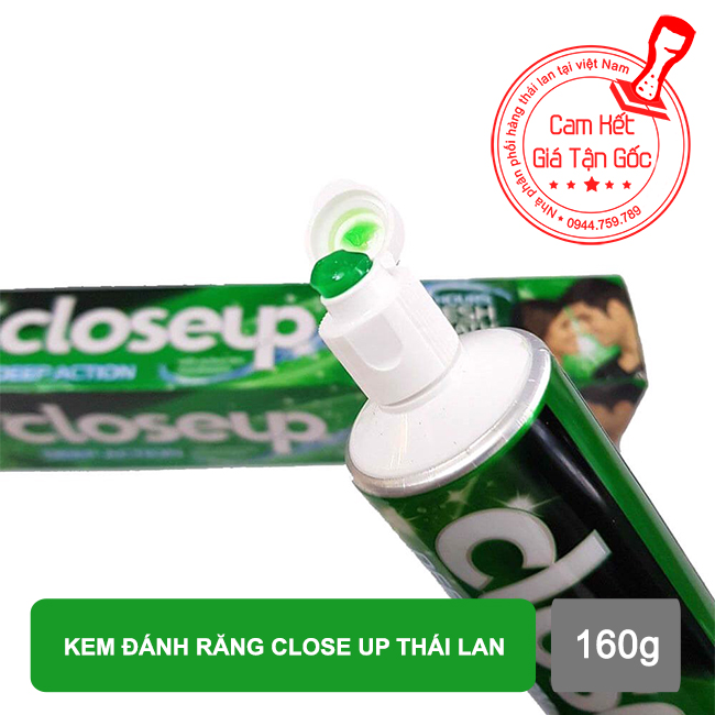 Combo 3 Kem đánh răng Close Up thái lan 160g