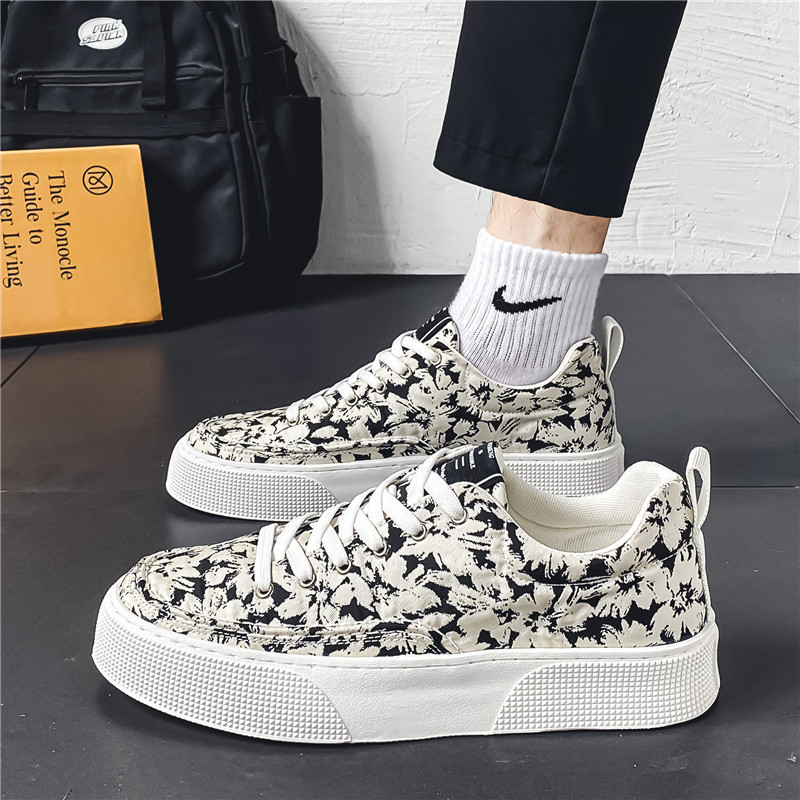 Giày Nam, Giày Sneaker Nam Vải Canvas Cao Cấp - fullbox
