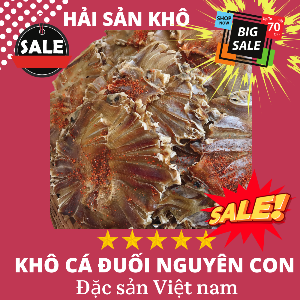 Khô cá đuối 500gr, chất lượng rất ngon, bổ dưỡng,món nhậu không thể thiếu cho mọi nhà , đặc sản biển cả Việt Nam