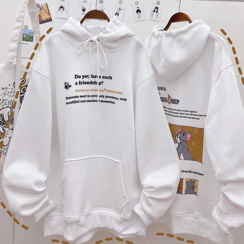 Áo hoodie friend TT11 Áo thun nam nữ, quần kaki, quần nữ, sét bộ mặc ở nhà, áo thun tay dài, quần jean ống rộng - LEEDA