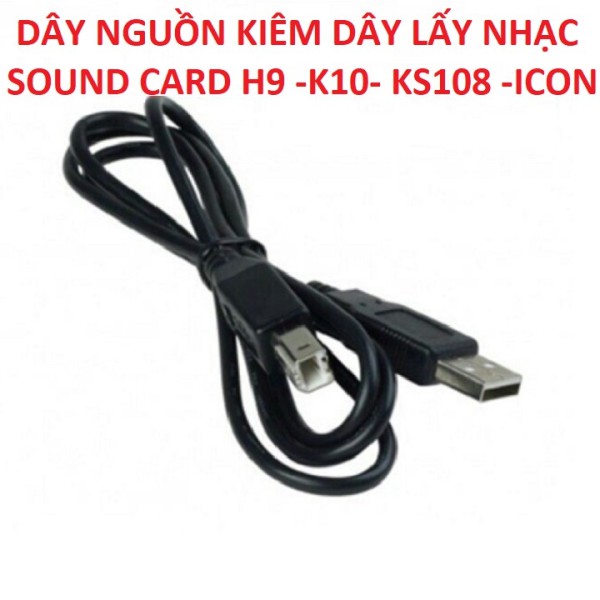 Dây Lấy nhạc, Kết Nối Máy Tính Cho Sound Card Thu Âm H9 - K10 - Ks108 - Icon - HF5000 Bảo Hành 6 Tháng