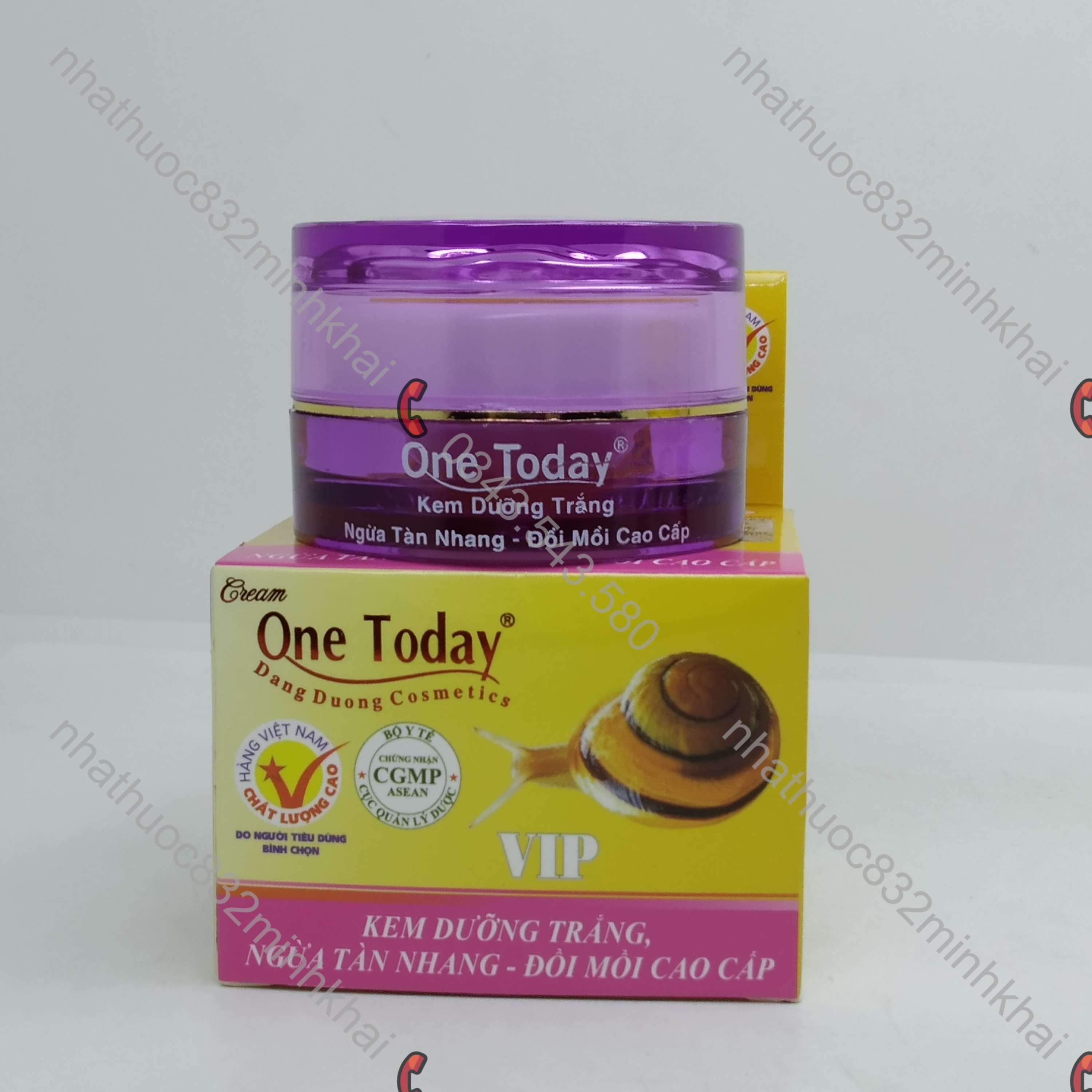 Kem dưỡng trắng ngừa tàn nhang đồi mồi cao cấp one today vip 15g