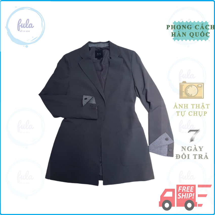 [Ảnh thật/Video] Áo Blazer  áo khoác vest nữ dáng blazer phong cách Hàn quốc 2 lớp thời trang cao cấp Fula