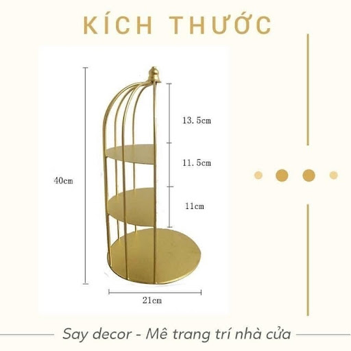⛔GIADUNGHOALONG⛔ Kệ mỹ phẩm lồng chim (LOẠI LỒNG CHIM)
