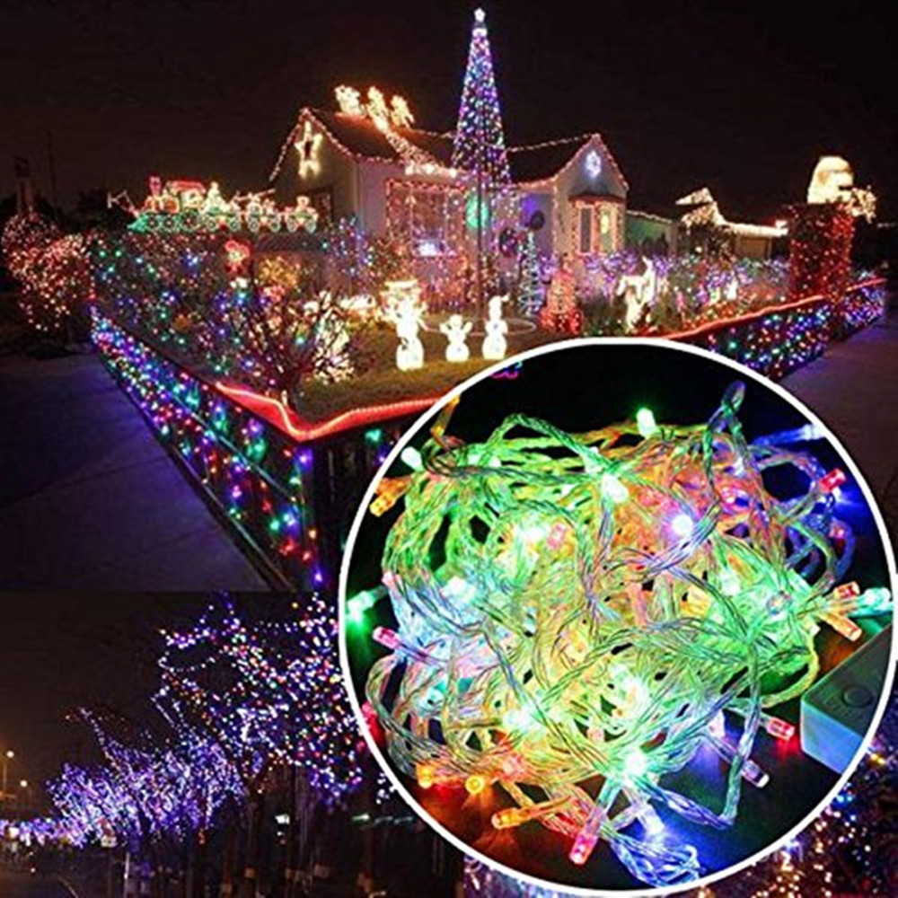 dây đèn led chớp 5m 40 bóng đủ màu lựa chọn