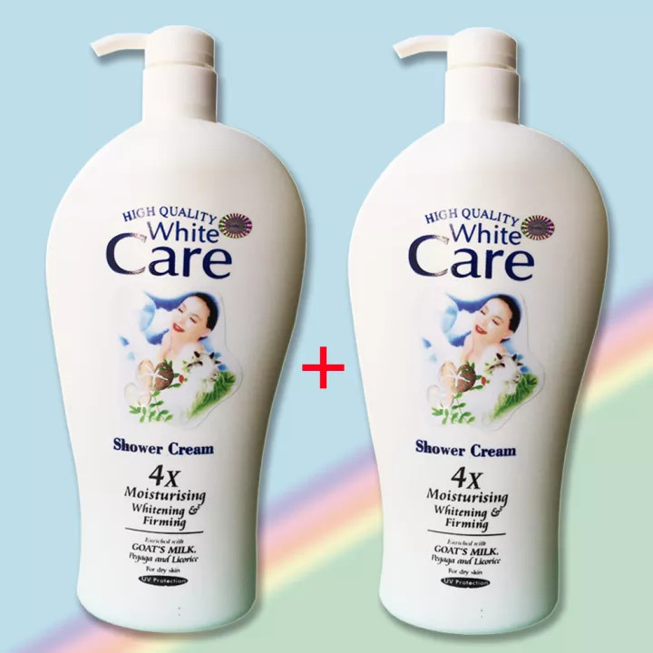 Combo 2 chai sữa tắm dê white care cao cấp _ 1200ml/1 chai
