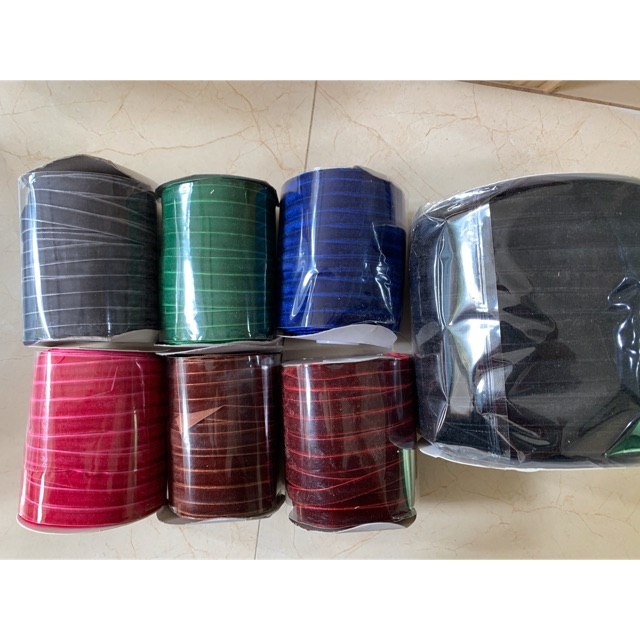 Ruy băng nhung bản 1cm dài 3m