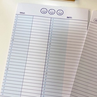 Giấy note ghi bài B5 mặt cười