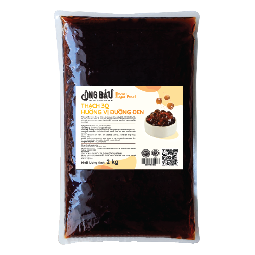 Ông Bầu - Trân Trâu Thạch 3Q Hương Vị Đường Đen (2kg)