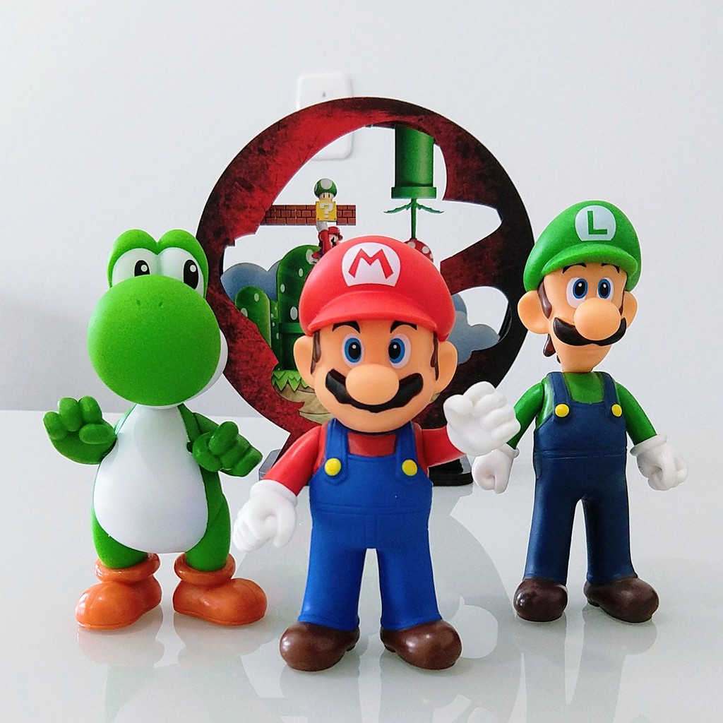 Mô hình nhân vật trong game Supper Mario