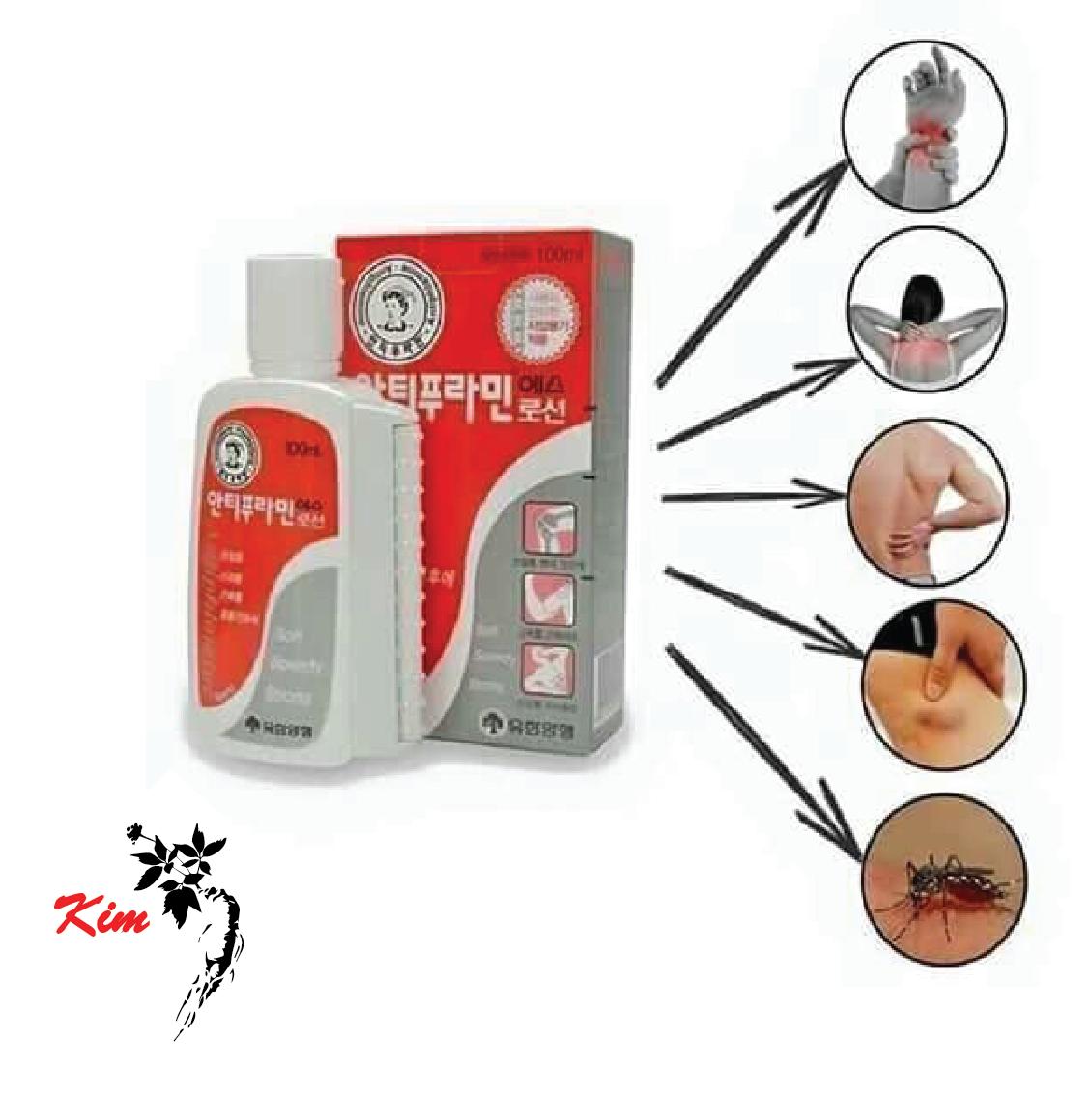 [HCM]Dầu nóng Antiphlamine Hàn Quốc Chai 100ml