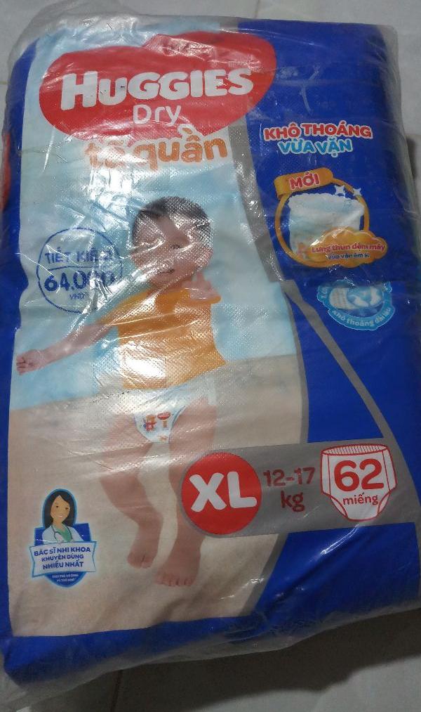 (Freeship) Tả quần huggies size M76,L68,XL62,XXL56