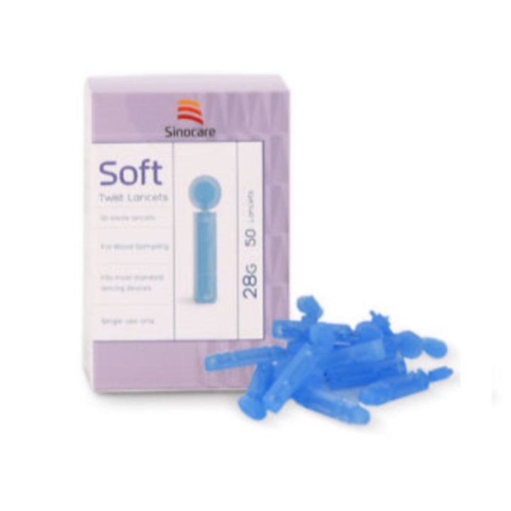 Kim Lấy Máu Cho Máy Đường Huyết Blood Lancets Hộp 100 Kim