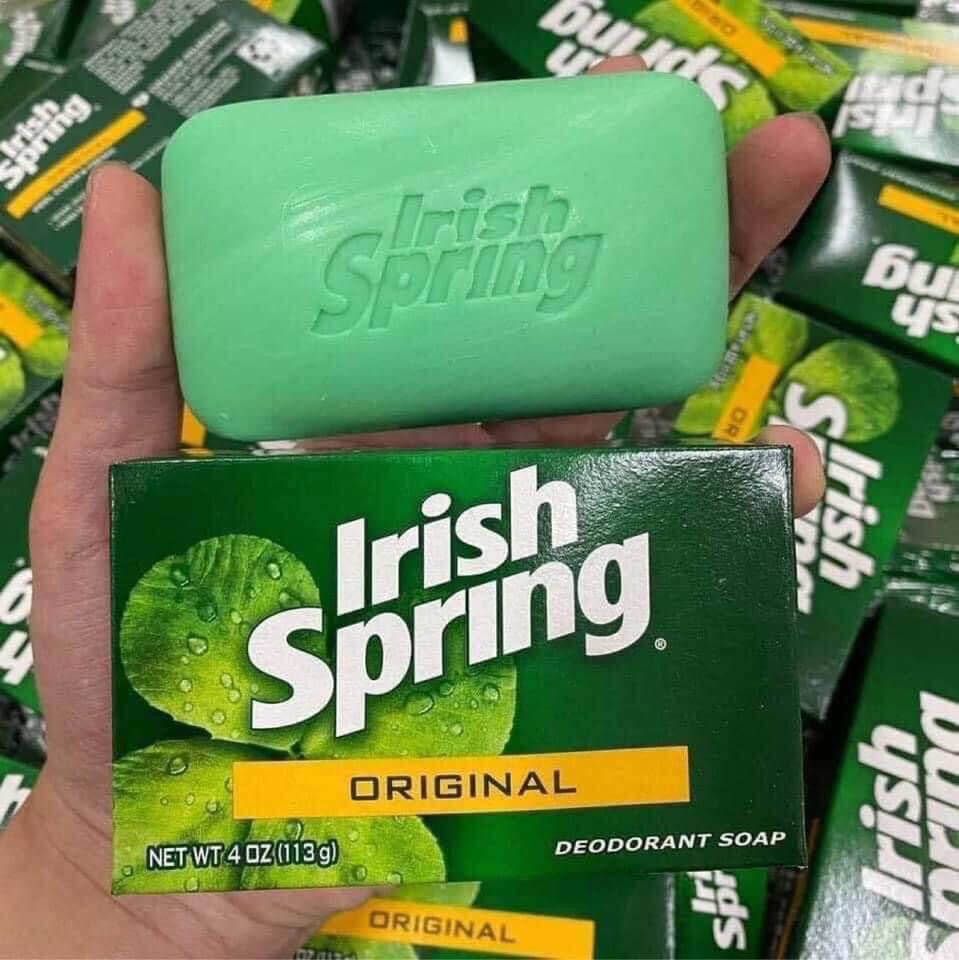 Xà bông cục diệt khuẩn Irish Spring Deodorant Soap Original