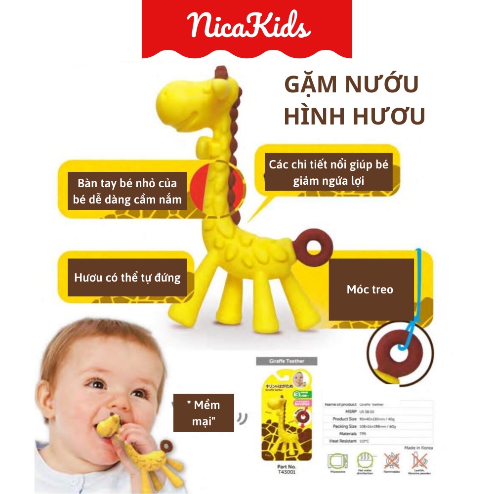 Gặm nướu Hươu an toàn cho bé
